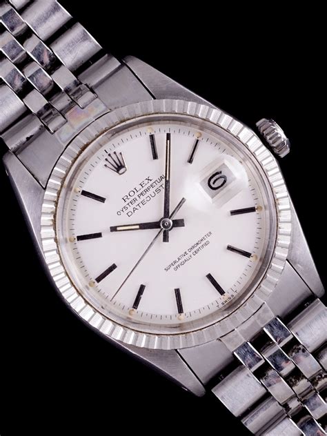 rolex datejust 1603 leather strap|Rolex Datejust 1603 vs 16030.